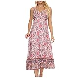 ✿Strandkleid Damen: Dieses Kleid Damen perfekt für Lässige, Zuhause, Strand, Urlaub, Tourismus, Sport, Fitness, Büro, Rockabilly, Hochzeitsgast, Urlaub, im Freien, Party oder Alltag. Es ist auch das beste Geburtstagsgeschenk oder Festivalchenk für Familie, Beste Freunde, Freundin, Teenager Mädchen, Mutter. Nnser Produktgröße ist sehr individuell. Bitte beziehen Sie sich auf das letzte Bild des Produkts, um die Größe auszuwählen.