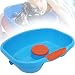 Produktbild Zscdc Haarwaschbecken für Bettlägrige - Praktisch, Freistehend, Polypropylen, Oval, Gebürstet, Central, Waschbecken, Haare Waschen Im Bett, Shampoo-becken für ältere Patienten Und Schwangere
