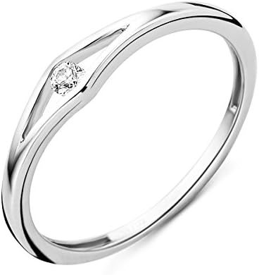 Miore MP9070R Oro Blanco Diamante Jewels – Anillo de compromiso 9...