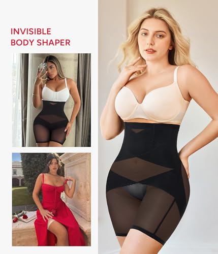 Image of Nebility Womens' Tummy Control High Waist Trainer Body Shaper