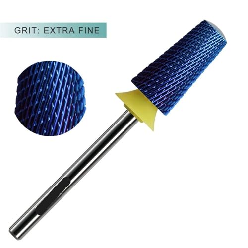 Foret à ongles conique bleu 3/32 évite les coupures cuticules