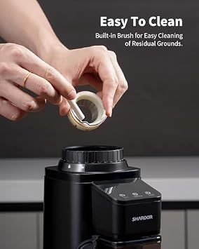 SHARDOR Espresso Machine 20 Bar Professional Conical Burr Coffee Grinder