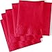 Paper Napkins 6.5" x 6.5" Red 20 Count