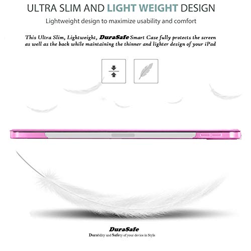 Image of DuraSafe Cases for iPad PRO 12.9 6 5 4 Gen 2022 2021 2020 [iPad 12.9 Inch 6th 5th 4th ] A2436 A2764 A2437 A2766 A2378 A2461 A2379 A2462 A2229 A2069 A2232 A2233 Hard PC Translucent Back Cover - Pink