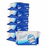 KMAKII Dry Sweeping Cloths,Dry Floor Wipes,Disposable Floor Cloths,Clean and Away Dry Dusting Mop Cloths,Electrostatic Floor Cloths for Flat Swivel Mop 30cm x 22cm,Pack of 180,White