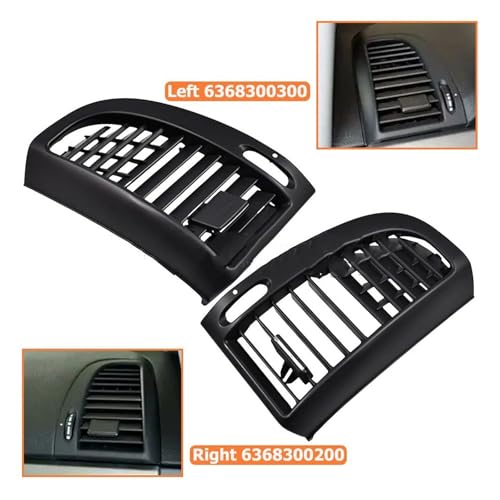 Rejillas aire acondicionado Benz Vito W636 W639 para restaurar el flujo de ventilación delantera 3