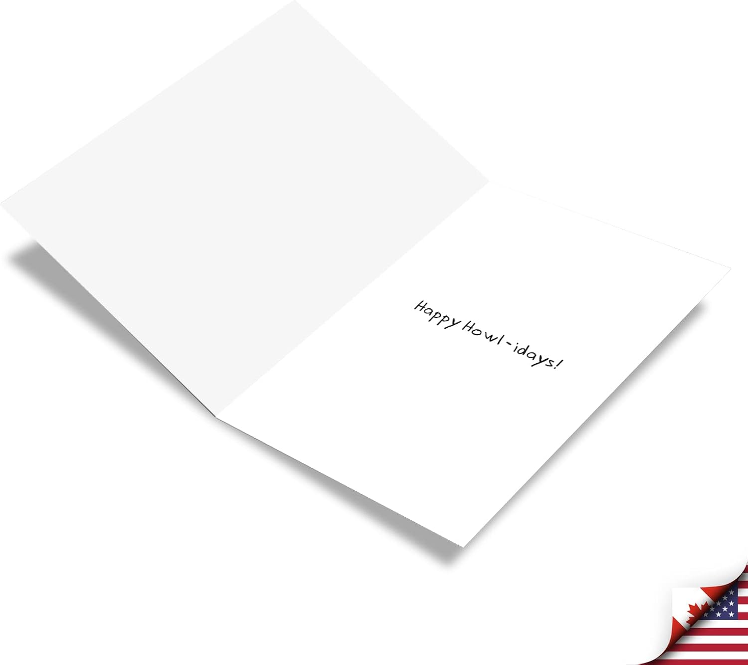 The Best Card Company 12 Christmas Greeting Cards Box Set with 5 x 7 Inch Envelopes (1 Design, 12 Each) Canine Antics C3194GXSG-B12x1