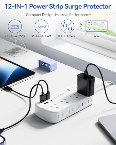 Navoltio Surge Protector Power Strip thumb #1