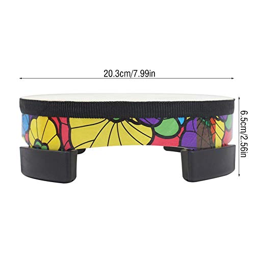 Kleine Handtrommel, Schaffellimitat Traditionelle Handtrommeln Leichte Percussion-Musikinstrumente mit hellem, kraftvollem Klang für Familienunterhaltung, Treffen mit Freunden, für Kinder, Anfänger - Image 8