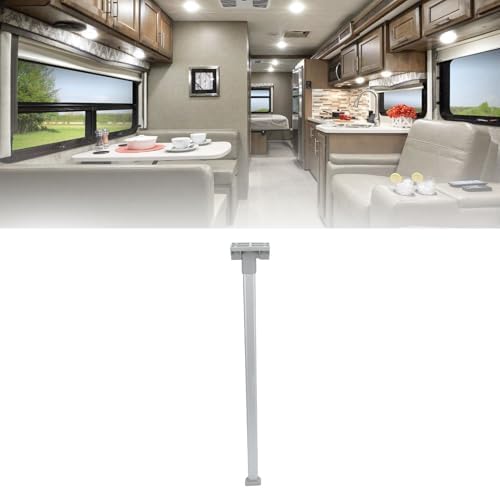 Dioche Folding Table Legs, Folding Legs for Table Aluminum Alloy with Installation Accessories Rv Table Leg for Campers Travel Trailer Work Kitchen Dining Room