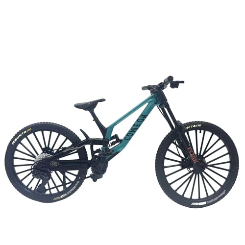 Generisch Modelo de bicicleta en miniatura, modelo de bicicleta de montaña 1:6 juguete, modelos de bicicleta de dedo, modelos de bicicleta de montaña para ornamentos de dedos, bicicleta de dedo en