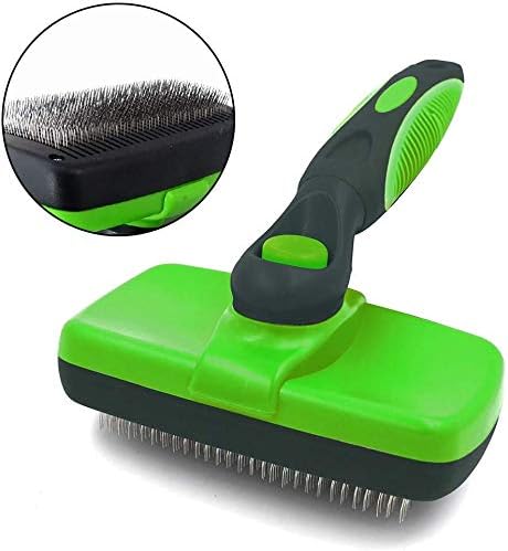 4 Paws Professional Pet Grooming Brush for Small, Medium and Large Dogs and Cats. Self Cleaning Slicker Brush - Gently Removes Loose…