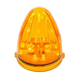 United Pacific 38313 - Truck Cab Light - 19 Led Watermelon Grakon 1000 Cab Light - Amber Led/Amber Lens