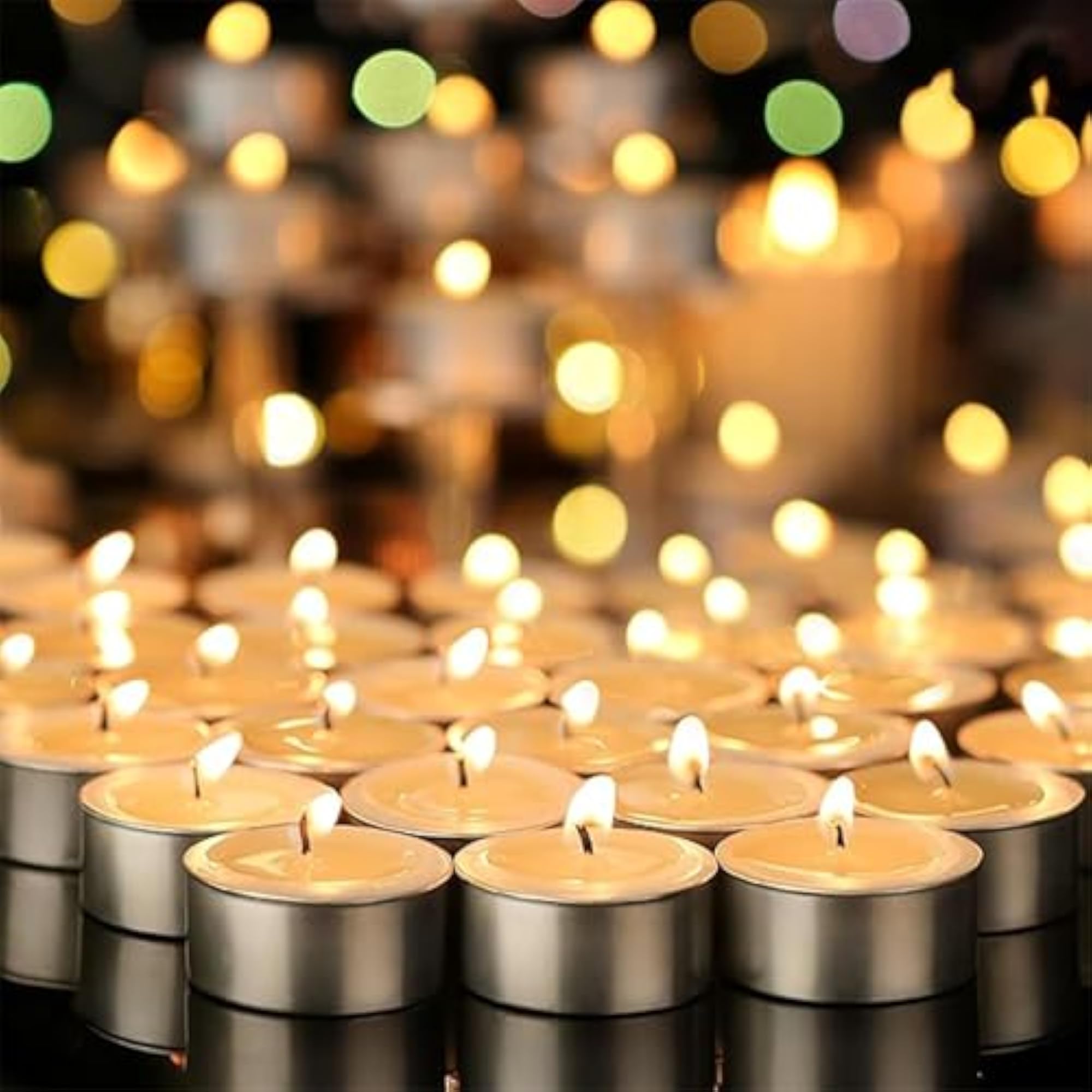 Unscented Tealight Candles Pack of 50