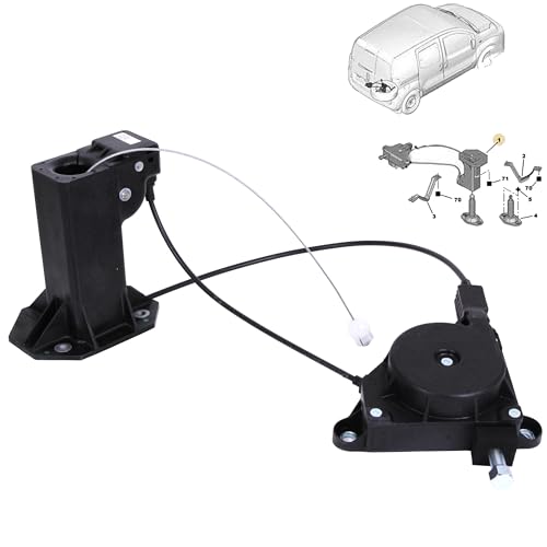 Inly - Soporte de rueda de repuesto con mecanismo de desbloqueo compatible con Fiorino Bipper Qubo Nemo 7603W5 7603.W5 51910321 1608304580 51880583 (a partir de 2007)