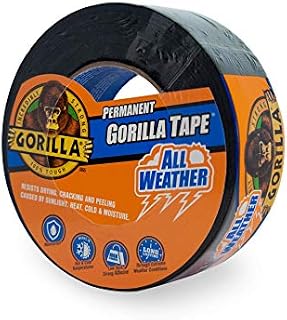 Gorilla All Weather Outdoor Waterproof Duct Tape, UV and Temperature Resistant, 1.88" x