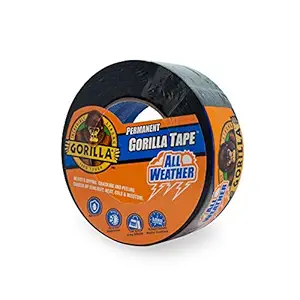 Gorilla All Weather Outdoor Waterproof Duct Tape, UV and Temperature Resistant, 1.88