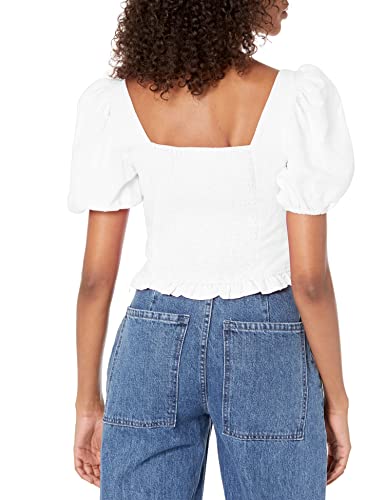 Astr The Label Womens Astr Women's Forever Yours Top Blouse, White, X-Small Us #TOP1