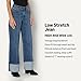 Amazon Essentials (Demi's Pick) Women's High-Rise Wide Leg Cuffed Jean, Medium Blue Vintage, 12