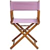 Casual Home 200-55/021-22 18 Honey Oak Frame-Pink Canvas Director Chair Classic Height, OakFrame