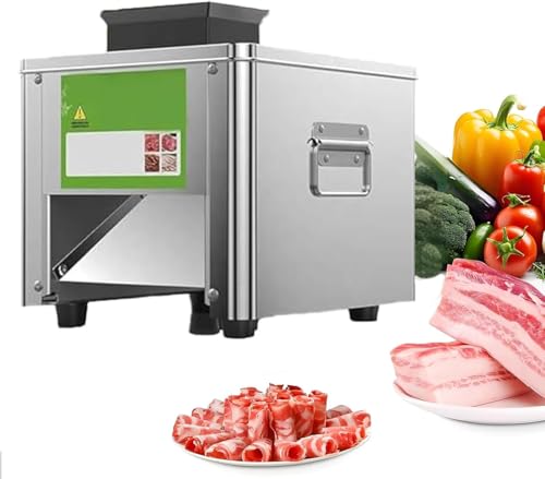 Cortadora eléctrica de carne 850W acero inoxidable