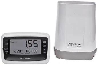 AcuRite Wireless Digital Rain Gauge with Self-Emptying Collector