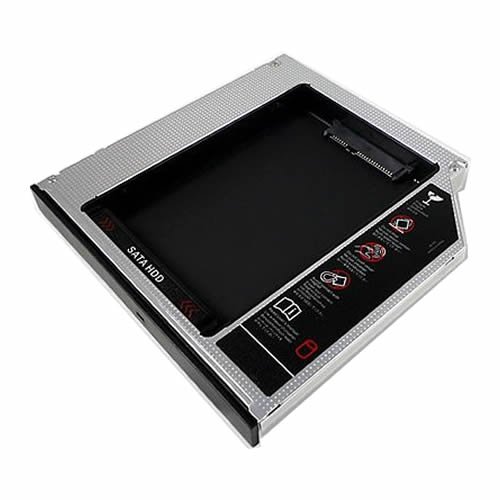 Justop - Adaptador de disco duro para portátiles (SATA, 12,7 mm)