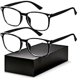 Gaoye Blue Light Blocking Glasses - Fashion Square Eyeglasses, Anti UV Ray Computer Gaming Glasses Blue Blockers for Women/Men
