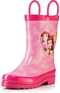 Disney Princess Girl's Pink Rain Boots - Size 13 Little Kid