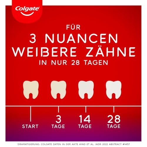Colgate Zahnpasta Max White Ultimate Radiance 75ml - Weißere Zähne, entfernt Verfärbungen – Bild 6