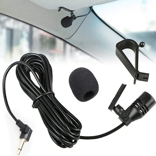 LINYYDS 3.5mm Microphone Car Microphone HD Voice Assembly Mic for Car Vehicle Head Unit Bluetooth Enabled Stereo Radio DVD GPS