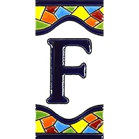 Buy House Letters 4 Inch. Handpainted House Letter Tiles For Signs Addresses And Names Address Numbers For Houses House Address Numbers And Letters Design Mosaico Mediano 4 29 X 2 13 Blank Space