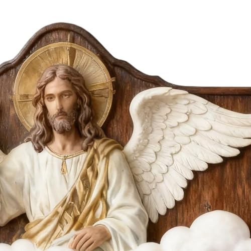 Soporte de pared para llaves Jesús 2D organizador de llaves de casa y cocina 7