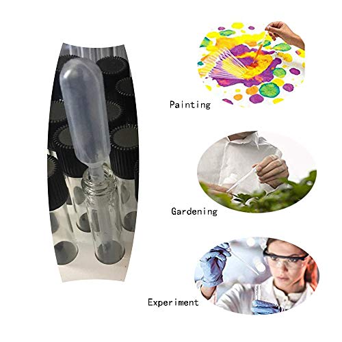 Image of 300PCS 1ml Disposable Plastic Clear Liquid Dropper Transfer Pipette Eye Droppers,Volumetric Pipettes,Essential Oils Pipettes (Pack of 4)