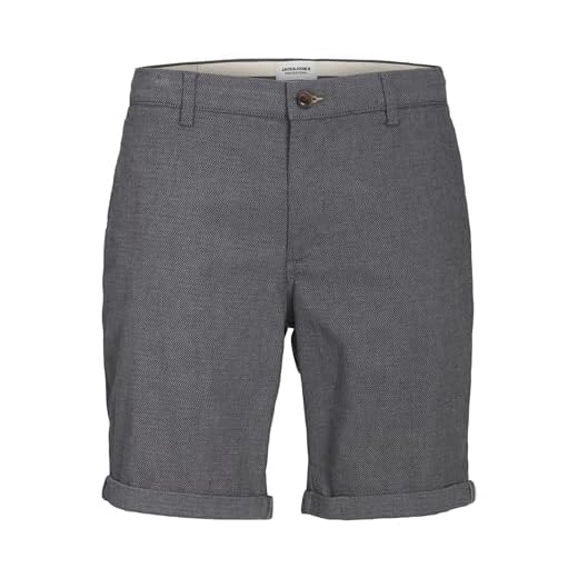JACK & JONES Pantaloncino microfantasia elasticizzato, tasca america Blu Blu chiaro