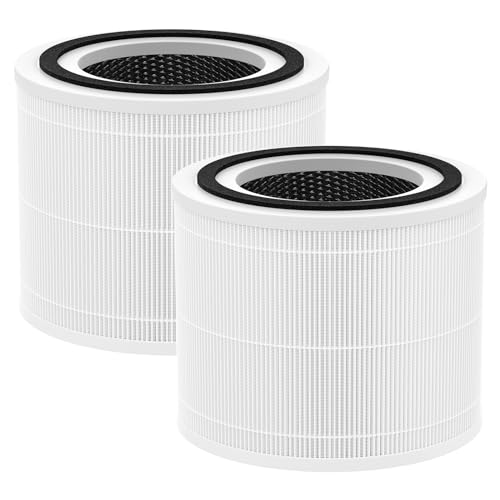 240 HEPA Replacement Filter Compatible with PuroAir 240 Air Purifier, 3 in 1 Grade Filtration HEPA 14 with Activated Carbon for 99.97% Air Pollutants Home Room, 240 Replacement HP-14 Filter, 2 Pack