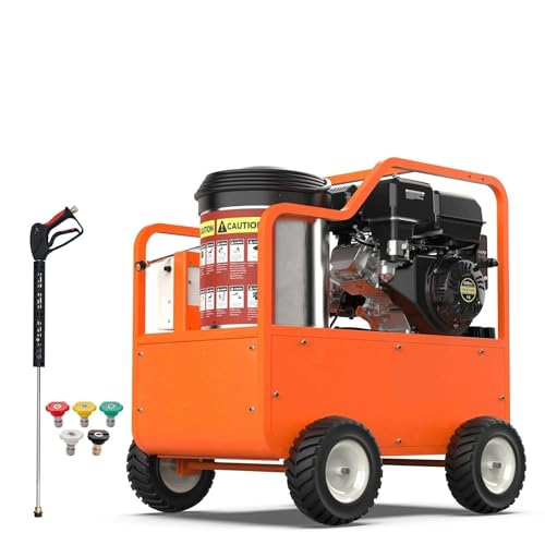 ATTACHXPRO 4000PSI Hot Water Pressure Washer (Orange)