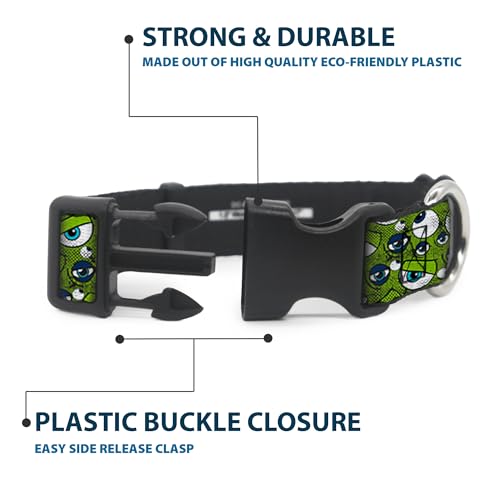 Collar de plástico Buckle Down Monstruos Inc con clip resistente 5