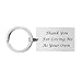 Step Father Dad Keychain Gifts - Dad Gift idea for Fathers Day from Wife Daughter Son Kids, Stainless Steel Jewelry Birthday Gifts for Men Husband Christmas Valentines Gifts (Step Father)