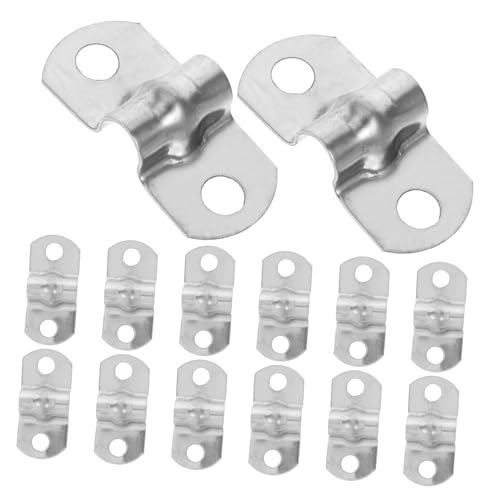 FUNOMOCYA Stainless-steel Pipe Clamp Kit Pcs U-shaped Clamp Holders for Pipes Cables