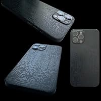 TF Skins Skin adatta per iPhone 14 Skin/pellicola protettiva per la parte posteriore, con protezione per fotocamera dai graffi (carbonio forzato