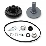675806 Dishwasher Drain and Wash Impeller Gasket Kit for Whirlpool Kenmore Kitchen Aid Maytag Dishwashers, Dishwasher Pump Impeller Kit Replace 302706 302718 303032 303510 303539 675495