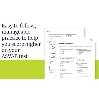 ASVAB Premium Prep 2025-2026: Includes 6 Full Length Practice Tests, 1000+ Practice Questions + Online Access to Interactive Video Lessons and Tutorials (Kaplan Test Prep)
