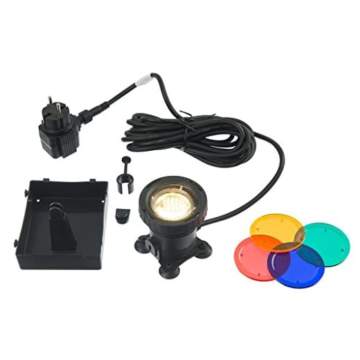 Apollo Gardening Ltd Biopure 2000 Basic Ubbink Aqualight - Lámpara Led De Jardín, Multicolor