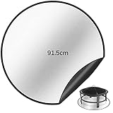 【RUTSCHFESTE RÜCKSEITE】Die Feuerstellenmatte mit einer rutschfesten Rückseite bleibt sicher an Ort und Stelle und schützt die Flächen unter dem Grill vor Flecken und Essen.