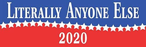 MAGNET Literally Anyone Else 2020 Magnet Decal Fridge Metal Magnet Window Vinyl 5"