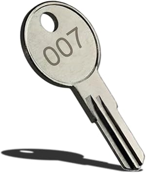 Safe & Fire Box Key Cut to Code 007 that fits Sentry/Replacement Safe Key 007 Compatible with Sentry/Schwab