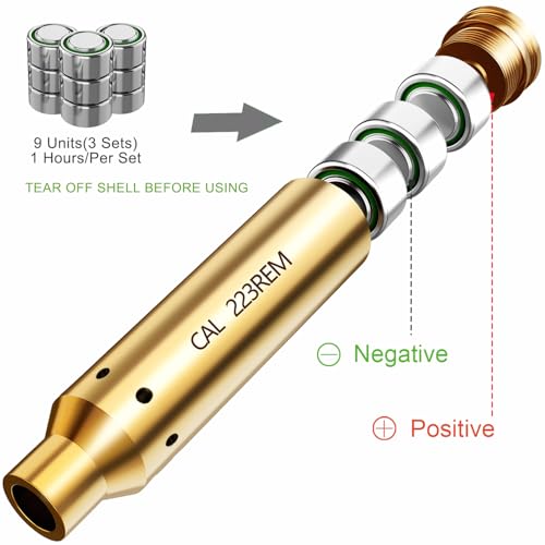 Marmot Green Laser Bore Sight 5.56mm 223 Green Laser Boresighter with 9 Batteries by Marmot - Image 5