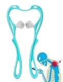 bwoopop Neck Massager for Pain Relief Deep Tissuet, Self Shiatsu Deep Massage,Handheld Manual Roller
