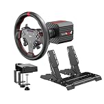 PXN VD4 Bundle 4NM Torque Sim Racing Direct Drive Racing Wheel Bundle with Force Feedback, Hall Effect Sensor Pedal, PC Steering Wheel with Pedals